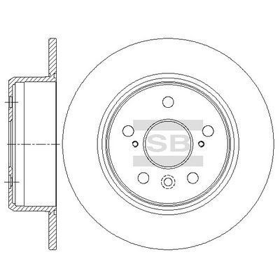 HiQ Rear Brake Rotors Set SD4642