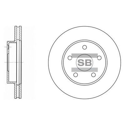 HiQ Front Brake Rotors Set SD4018