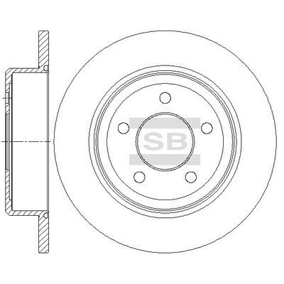 HiQ Rear Brake Rotors Set SD5526