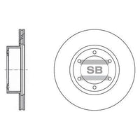 HiQ Front Brake Rotors Set SD4020