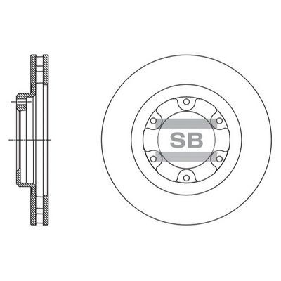 HiQ Front Brake Rotors Set SD4089