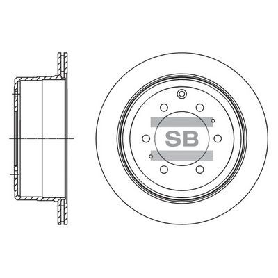 HiQ Rear Brake Rotors Set SD4612