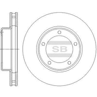 HiQ Front Brake Rotors Set SD4037