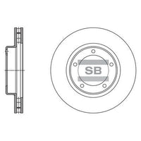 HiQ Front Brake Rotors Set SD4085