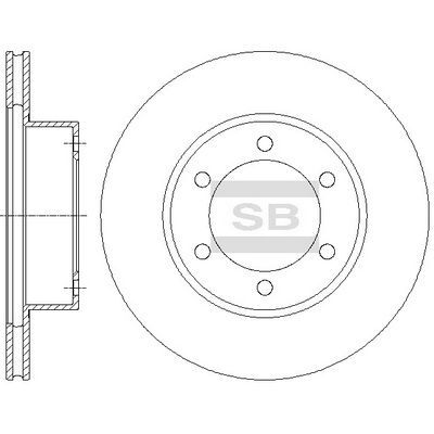 HiQ Front Brake Rotors Set SD4038