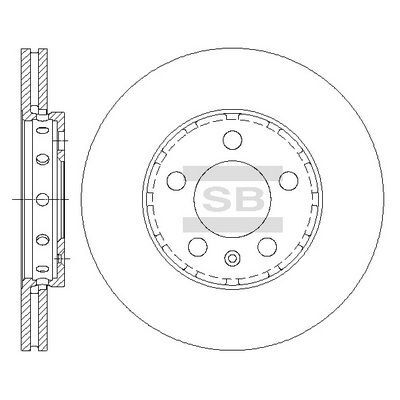 HiQ Front Brake Rotors Set SD5401