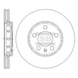 HiQ Front Brake Rotors Set SD5401