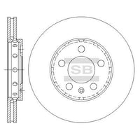 HiQ Front Brake Rotors Set SD5401