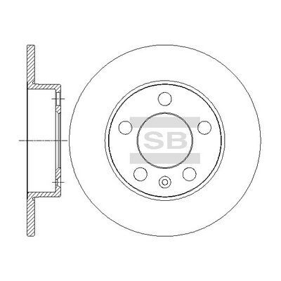 HiQ Rear Brake Rotors Set SD5402