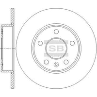 HiQ Rear Brake Rotors Set SD5113