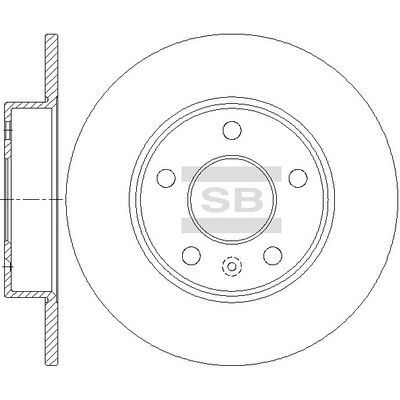 HiQ Rear Brake Rotors Set SD5113