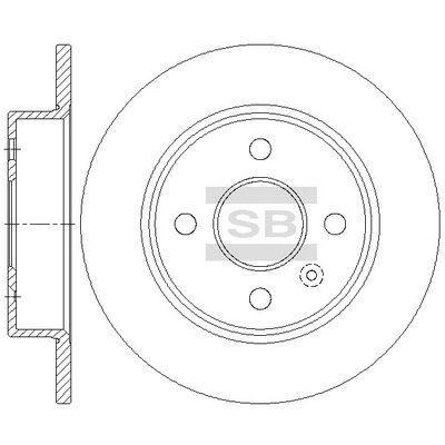 HiQ Rear Brake Rotors Set SD5117