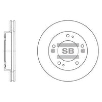 HiQ Front Brake Rotors Set SD2019