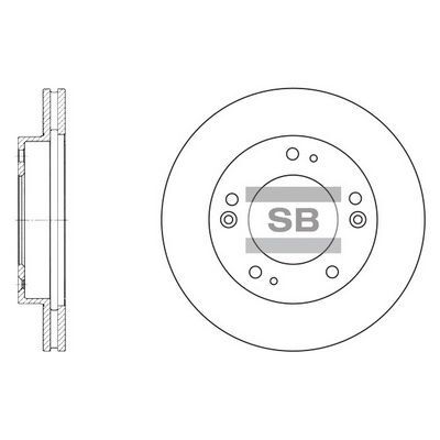 HiQ Front Brake Rotors Set SD2019