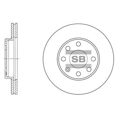 HiQ Front Brake Rotors Set SD3004