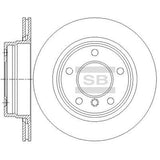 HiQ Rear Brake Rotors Set SD5206