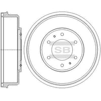 HiQ Rear Brake Rotors Set SD4334