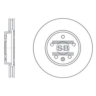 HiQ Front Brake Rotors Set SD3031