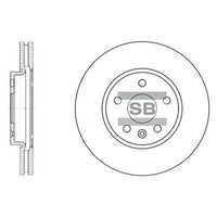 HiQ Front Brake Rotors Set SD3031