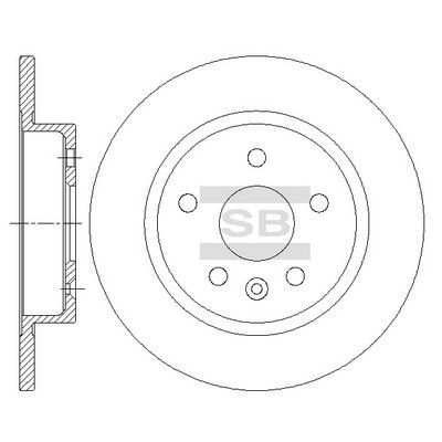 HiQ Rear Brake Rotors Set SD3044