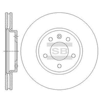 HiQ Front Brake Rotors Set SD3047