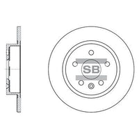 HiQ Rear Brake Rotors Set SD3032