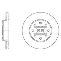 HiQ Front Brake Rotors Set SD3001