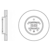 HiQ Front Brake Rotors Set SD3019