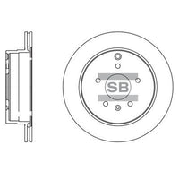 HiQ Rear Brake Rotors Set SD3039