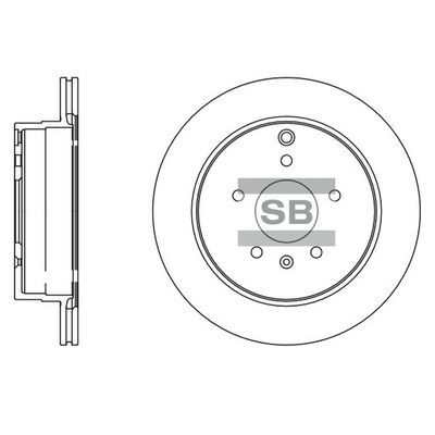 HiQ Rear Brake Rotors Set SD3039