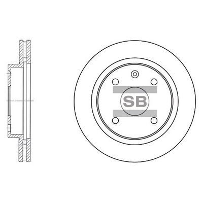 HiQ Front Brake Rotors Set SD3009