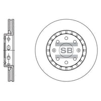 HiQ Front Brake Rotors Set SD3056
