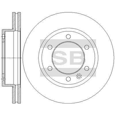 HiQ Front Brake Rotors Set SD3123