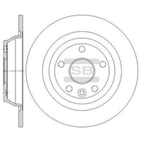 HiQ Rear Brake Rotors Set SD5314