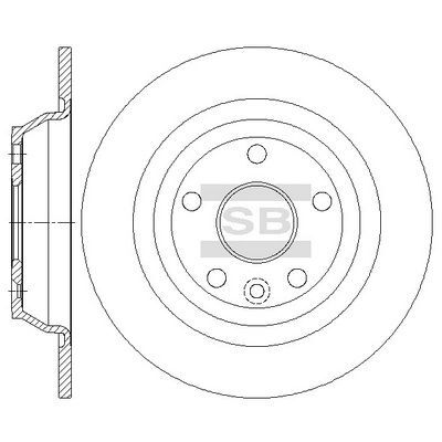 HiQ Rear Brake Rotors Set SD5314