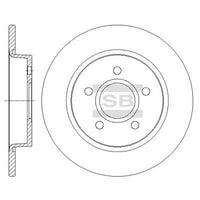 HiQ Rear Brake Rotors Set SD5303