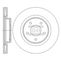 HiQ Front Brake Rotors Set SD4223