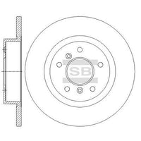 HiQ Rear Brake Rotors Set SD4252
