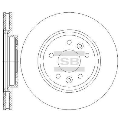 HiQ Front Brake Rotors Set SD4251
