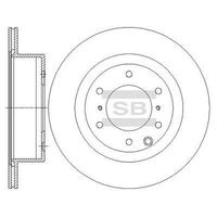 HiQ Rear Brake Rotors Set SD4248