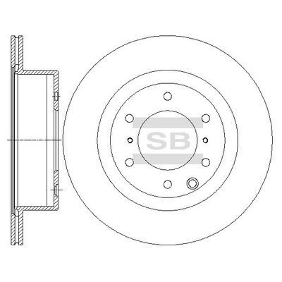HiQ Rear Brake Rotors Set SD4248