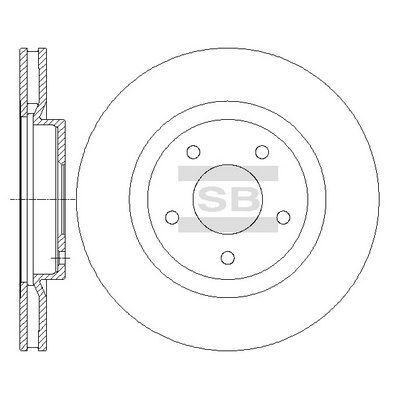 HiQ Front Brake Rotors Set SD4240