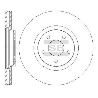 HiQ Front Brake Rotors Set SD4239