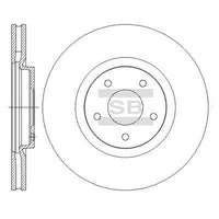HiQ Front Brake Rotors Set SD4239