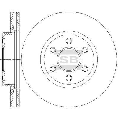 HiQ Front Brake Rotors Set SD4226