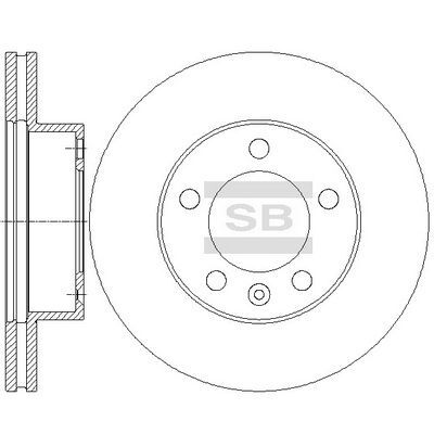 HiQ Front Brake Rotors Set SD3068