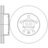 HiQ Front Brake Rotors Set SD3068