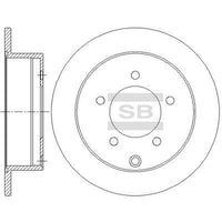 HiQ Rear Brake Rotors Set SD4333
