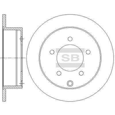 HiQ Rear Brake Rotors Set SD4333