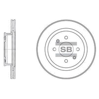 HiQ Front Brake Rotors Set SD1021